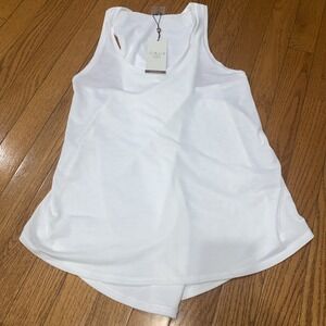 CALIA Women's Twist Back Tank‎ Top UPF 50 White Medium